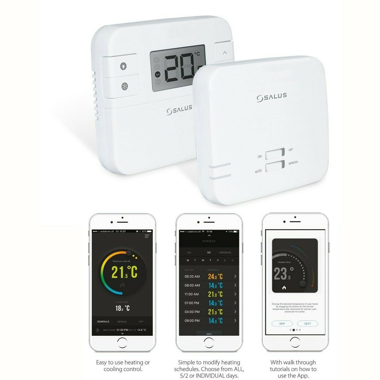 SALUS RT310iSR Internetový bezdrôtový termostat